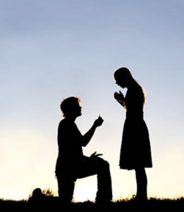 proposal on one knee
