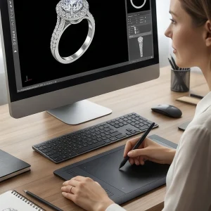 Jewelry CAD Intensive students fast-track their skills, learning to create professional 3D jewelry models ready for production at NYJDI